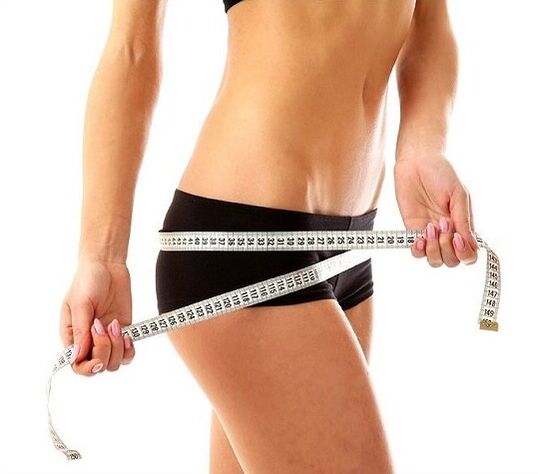 измерение объёмов бёдер после упражнений для похудения